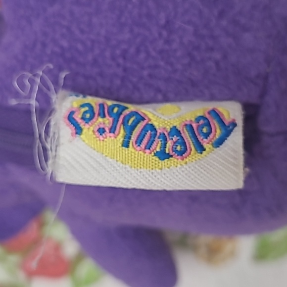 Vintage Teletubbies Tinky Winky Plush Zippered Clip - Picture 5 of 5